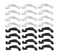FIXOSHEE 40 Piezas Clips para Jaulas de Mascotas Sujetadores Laterales de Plástico para Rápido Conectores para Puertas de Jaulas de Conejos Hamsters Pájaros y Pollos Accesorios Seguros