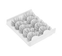 FIXOSHEE 5 Pestañas Postizas Química Naturales Volumen Ligero para Maquillaje Ojos Mujeres Fácil Aplicación