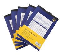 FIXOSHEE 5 Piezas Business Invoice Receipt Book Portable Order Tracking Pad For Small Business Financial Records And Efficient Purchase Management