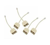 FIXOSHEE 5 piezas Divisor Teléfono Fijo Macho Hembra Adaptador Convertidor para Línea Fija con Conexión Fiable y Sonido
