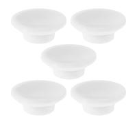 FIXOSHEE 5 Piezas Enchufe del Congelador Horizontal Reemplazo del Tapón del Congelador Horizontal Tapón De Goma RV White