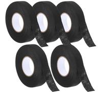 FIXOSHEE 5 rollos Cinta Adhesiva para Arneses de Cables de Alta Temperatura Autoadhesiva Resistente al Calor Desgaste de Envoltura Eléctrica para Cables de Automóvil Reducción de Ruido y