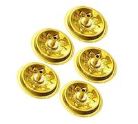 FIXOSHEE 5 Soportes Metálicos Flotantes para Mechas de Lámpara de Aceite de 4 Cm, Accesorio de Repuesto para Lámparas de Queroseno Vintage, Uso en Templos y Decoración del Hogar