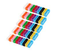 FIXOSHEE 50 Piezas Anillos de Retención de Silicona para Correa de Reloj Sujetadores Flexibles para Banda Aros Protectores Suaves para Uso Diario y Deportivo