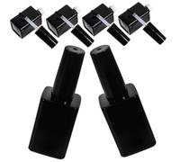 FIXOSHEE 6 piezas Botellas de Esmalte de Uñas de Vidrio Rellenable con Pincel Paquete de Unidades para Gel y Laca Pequeñas y Portátiles para Uso Personal y Profesional