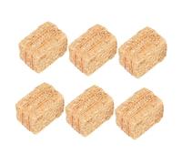 FIXOSHEE 6 Piezas de Adornos de Paja Miniatura para Casas de Muñecas, Decoraciones Otoñales para Jardín y Microescenas, Accesorios Decorativos de Almiar para Bricolaje
