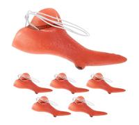 FIXOSHEE 6 Piezas Narices Falsas de Bruja de Vinilo para Disfraz Halloween Accesorios Ergonómicos para Fiestas y Roles