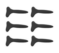 FIXOSHEE 6 piezas Peines de Silicona para Cejas Cuidado Suave Sin Daño Herramienta Maquillaje Mujeres y Niñas Regalo Belleza