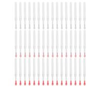 FIXOSHEE 60 Aplicadores de Bálsamo Labial de Silicona Reutilizables con Tapa Pinceles Aplicadores Pequeños para Labios 3 Colores Herramienta Portátil para Maquillaje y Retoques Viajes