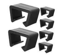 FIXOSHEE 6piezas Clips para Muebles De Patio Conectores Antideslizantes Clips De Plástico para Sofá Seccional Terraza Accesorios Jardín Exterior