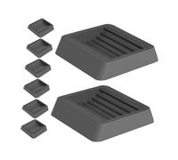 FIXOSHEE 8 Piezas Almohadillas Antideslizantes para Patas Muebles de Goma Protector Suelo Freno para Ruedas Sillas Tapas Fijas para Pisos Duros