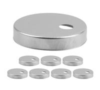 FIXOSHEE 8 Piezas Cubiertas de Bisagras para Asiento de Inodoro de Acero Inoxidable Repuestos Aplicables para Fijación y Reparación Protección Duradera y Barrera Higiénica para Baños