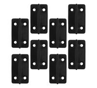 FIXOSHEE 8 Piezas Kit de Herrajes para Puertas Corredizas, Guía de Piso de Acero Inoxidable, Limitador de Oscilación para Puerta de Granero, Soporte de Junta y Barra de Soporte