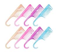 FIXOSHEE 8 Piezas Peine Curvo con Dientes Anchos Peine Desenredante para Cabello Rizado o Mojado para Hombres y Mujeres para Peinar