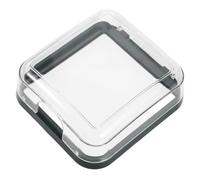 FIXOSHEE Adhesiva para Enchufe Protector Resistente Salpicaduras y Desgaste Diseño Compacto para Enchufes de Pared Uso Interior y Exterior Color Verde Transparente