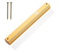 FIXOSHEE Adorno Mezuzá Metálico 13 Cm Dorado Aluminio Decorativo Religioso Mezuzá Católica Decoración Vintage para Puerta Hogar Artesanal Simbología Judía