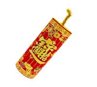 FIXOSHEE Adornos de petardos simulados Colgante del Festival de Primavera Chino Adornos Decorativos de Chino Franela Rojo
