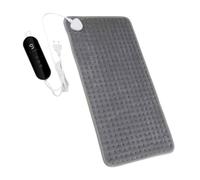 FIXOSHEE Almohadilla Térmica Eléctrica Ajustable y Lavable para Aliviar Dolores Lumbares y Musculares Protección Térmica Corporal Multifuncional con Doble Voltaje para Viaje Internacional