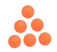 FIXOSHEE Balones De Entrenamiento De Golf Huecas De Doble Capa para Interior, Color Amarillo, Ligeras y Seguras, 22 Unidades para Práctica Casa y Espacios Cerrados