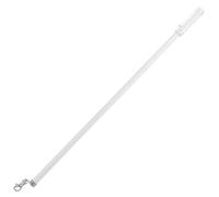 FIXOSHEE Barra de Cortina de Aleación de Aluminio 50 CM Blanca, Tirador Manual Ergonómico para Uso Doméstico, Resistente y Fácil de Usar en Cualquier Habitación