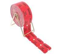 FIXOSHEE Boletos de Rifa Rollo con Soporte Metálico Resistente para Eventos y Sorteos para Datos de Contacto para Recaudaciones y Actividades Corporativas