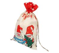 FIXOSHEE Bolsas Navidad con Diseño de Bolsa de Yute Pequeña para Dulces y para Fiestas y Sorpresas Navideñas Paquete Múltiple