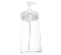 FIXOSHEE Botella de Viaje Recargable Transparente con Boca Ancha y Dispensador Seguro sin Fugas para Gel Ducha Champú Loción Portátil para Camping Gimnasio