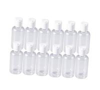 FIXOSHEE Botellas Rellenables para Viaje 24 Piezas 75 Ml Botellas de Prensa para Champú y Loción Portátiles para Hombres y Mujeres Uso en Viajes y Actividades al Aire Libre Color Aleatorio