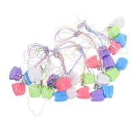 FIXOSHEE Caja Conmemorativa para Dientes de Leche 25 Piezas Plástico Colores Variados Azul Claro Morado Collar para Guardar Recuerdos Infantiles de Dientes Perdidos