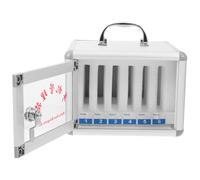 FIXOSHEE Caja de Conservación para Teléfonos Móviles Cerradura de 6 Dígitos, Transparente y Portátil, Armario Organizador Compacto para Oficina, Escuela y Reuniones, Resistente y Fácil