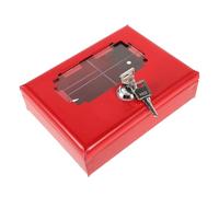 FIXOSHEE Caja de Llaves de Emergencia para Puertas y Ventanas, Gabinete Metálico para Extintor de Incendios Montado en Pared, Caja de Seguridad Portallaves, Almacenamiento Seguro