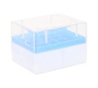 FIXOSHEE Caja de Tubos Crioviales de Plástico para Congelación 20 Rejillas 2 Piezas Almacenamiento en Frío para Tubos 15Ml 18Ml 2Ml Compatible Congeladores Mecánicos y Color