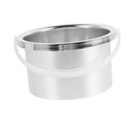 FIXOSHEE Calentador de Cera Profesional de Aleación de Aluminio 105 Mm para Máquina Depilatoria, Olla para Fusión Rápida de Cera, Recipiente Interior Seguro para Tratamientos de Depilación