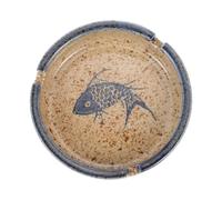 FIXOSHEE Cenicero De Cerámica Vintage Ranuras para Cigarrillos, Compacto y Resistente, Decoración Creativa para Mesa del Hogar, Adecuado para Interiores y Exteriores, Diseño Estilizado Único