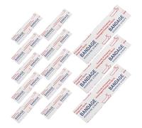 FIXOSHEE Cinta para Heridas Transpirable y Suave de Tela Vendajes Adhesivos Impermeables 45X10 MM 50 Unidades para Cuidado y Protección de Raspaduras y Cicatrices en Piel Sensible