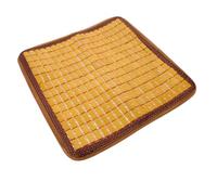 FIXOSHEE Cojín Asiento Auto de Bambú Transpirable para Verano Alfombrilla y Ventilada para Silla de Coche Fácil de Llevar y Uso Año