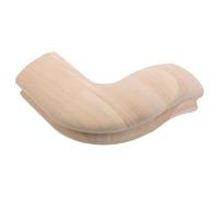 FIXOSHEE Conector de Codo para Pasamanos de Madera Maciza, Accesorio Angular para Barandillas de Escalera, Pieza de Repuesto 45x75 Mm para Remodelación y Reparación de Escaleras, Uso