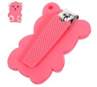 FIXOSHEE Cortaúñas para Bebés con Funda de Silicona Tijeras de Manicura para Recién Nacidos Cuidado de Uñas Delicado y Regalo para Primerizos