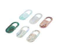 FIXOSHEE Cubierta De Cámara De Privacidad Para Portátil y Teléfono, 6 Unidades, Diseño Mármol, Adhesiva, Protección Contra Miradas Indiscretas, Compatible Ordenadores y Tablets, Uso Diario, Multicolor