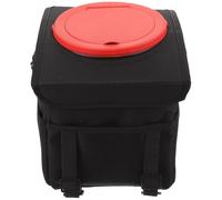 FIXOSHEE Cubo de Basura Plegable para Coche con Tapa Estilo Caperucita Roja Mini Bote de Basura Automático para Automóvil Diseño Práctico y Resistente para Organización Interior del