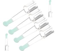 FIXOSHEE Cucharas de Silicona Oídos Visibles 6 Piezas Puntas de Repuesto 3.0-3.9 Mm Cámara Incorporada Limpieza Segura Cuidado Auditivo Salud Adulta
