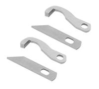 FIXOSHEE Cuchillas Metálicas para Máquina Coser Overlock 4 Piezas Cuchillos Superiores E Inferiores Recambio para Máquinas Remalladora Domésticas