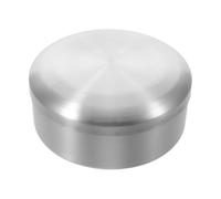 FIXOSHEE Cuenco de Afeitar para Hombres de Acero Inoxidable 14 CM con Tapa y Doble Capa, Tazón de Jabón de Afeitar de Viaje Compacto, Contenedor Resistente para Espuma y Crema de Afeitado