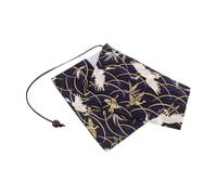 FIXOSHEE de Libro de Tela Ajustable con Diseño de Grullas Doradas Funda Protectora para Cuadernos para Estudiantes y Amantes Lectura