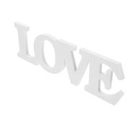 FIXOSHEE Decoración Día San Valentín Madera Letras Amor Adorno Resistente para Fiesta y Boda