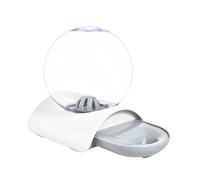 FIXOSHEE Dispensador Automático de Agua para Mascotas Gran Capacidad Transparente Bebedero para Perros y Gatos con Sistema de Sifón Material Abs y Acrílico Duradero Fácil de Limpiar y