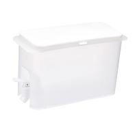 FIXOSHEE Dispensador de Detergente Líquido con Grifo Contenedor Grande Multiusos para Jabón y Loción Botella Recargable Blanca para Lavandería y Uso Diario