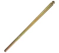 FIXOSHEE Eje Sólido de Acero de 55 Cm para Bote de Basura al Aire Libre, Accesorio de Repuesto para Ruedas Dobles, Soporte Resistente para Contenedores en Hogares, Parques y Oficinas