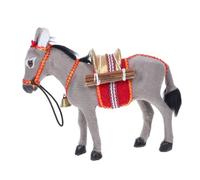 FIXOSHEE Figura de Burro Realista Miniatura Ornamento Educativo para Juguete Didáctico para Desarrollo de Habilidades y Imaginativo Modelo de Animal de Granja Resistente Color Aleatorio