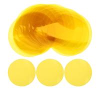 FIXOSHEE Filtros de Gel Correctores de Color Cálido para LED 50 MM, 25 Unidades Autoadhesivas, Película Difusora para Iluminación Ambiental en Hogares y Estudios de Fotografía